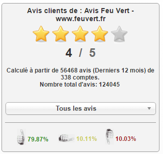 Les avis clients Feu Vert sur Ekomi