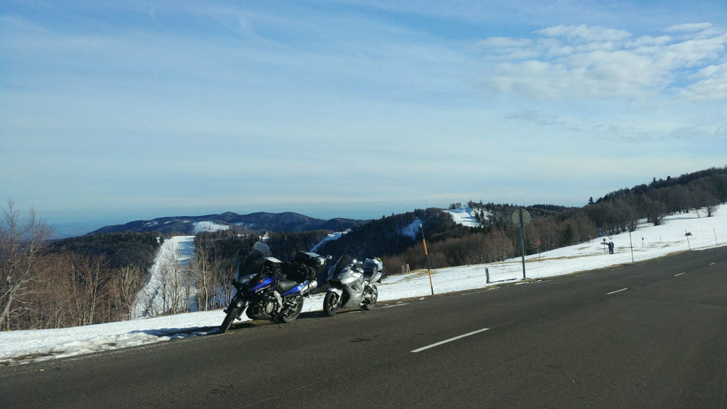 Roadtrip moto grand Est france en V-Strom